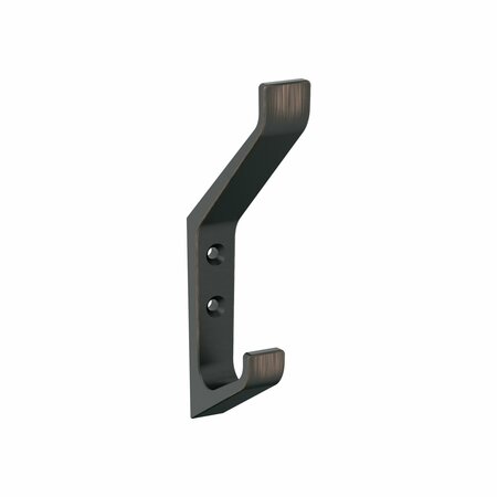 AMEROCK Emerge Contemporary Double Prong Oil Rubbed Bronze Wall Hook H37003ORB